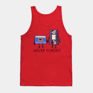 Never Forget VHS Cassette Tank Top